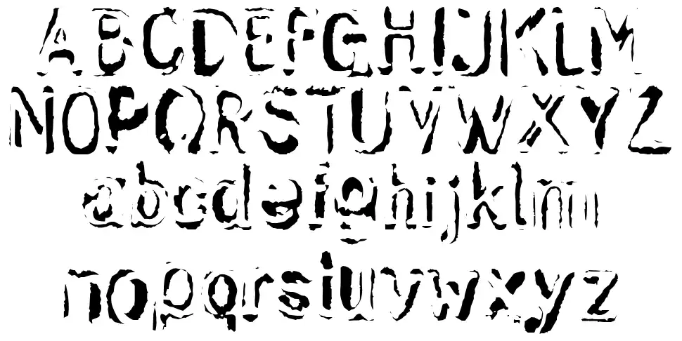 Skwiekerfont specimens