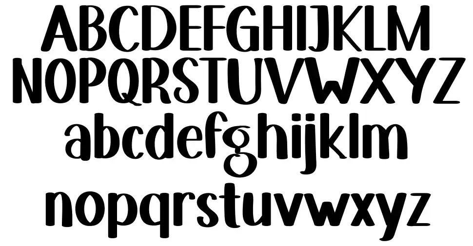 Sky Letter font specimens