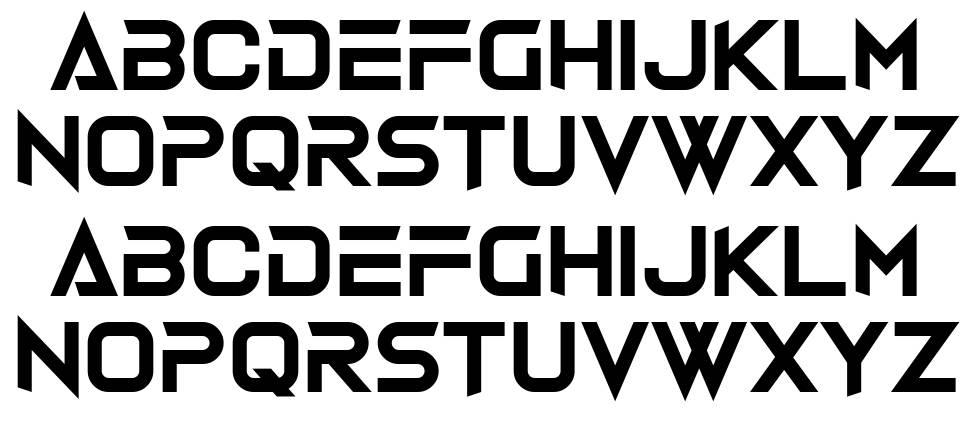 Skygraze font specimens