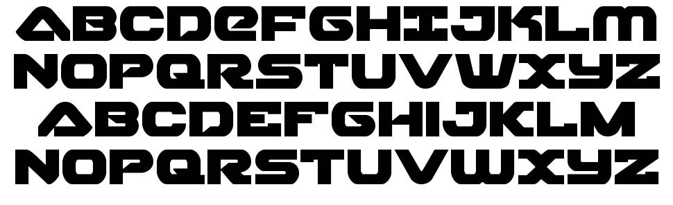 Skyhawk font specimens