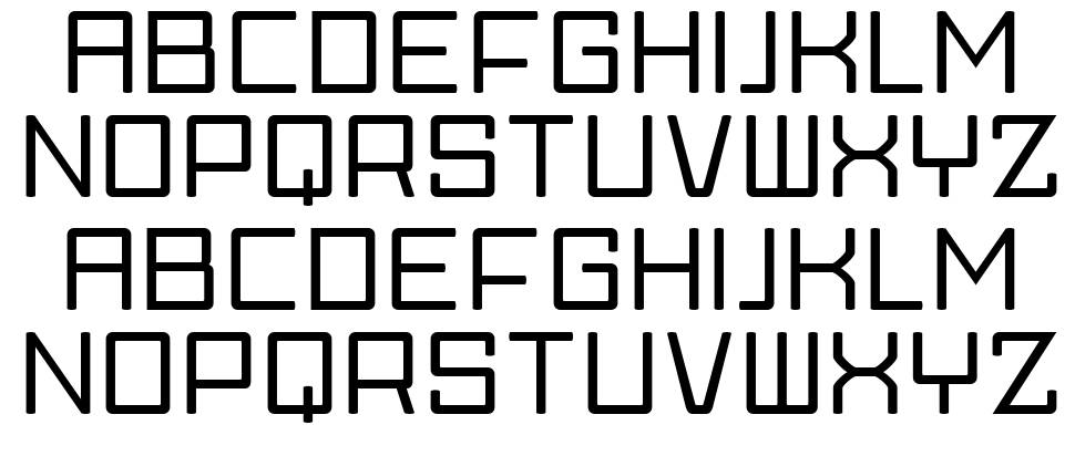 Skylark font specimens