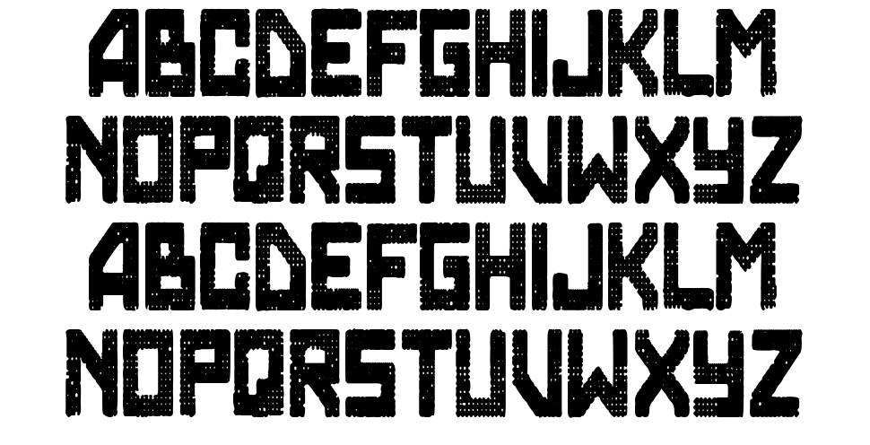 Skynet College font specimens