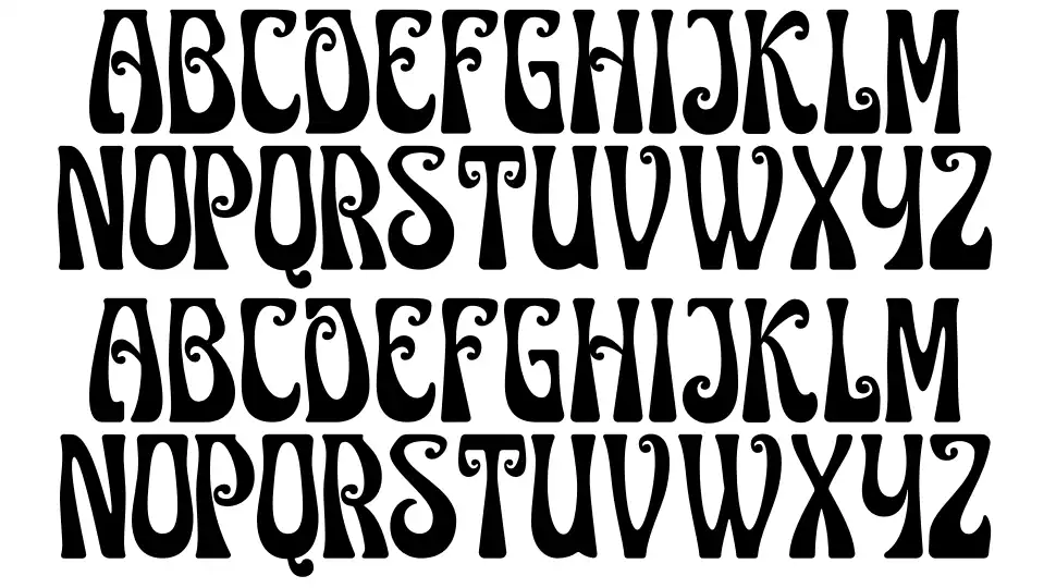 Skypianfont specimens