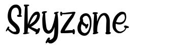 Skyzone font