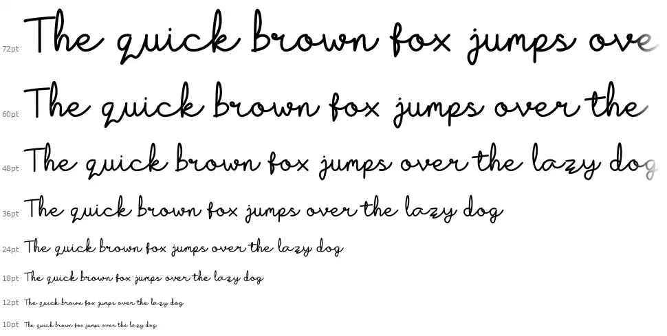 Slab Barrets Scriptfont waterfall