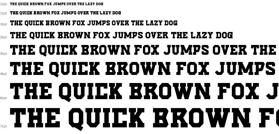 Slabzone font Waterfall