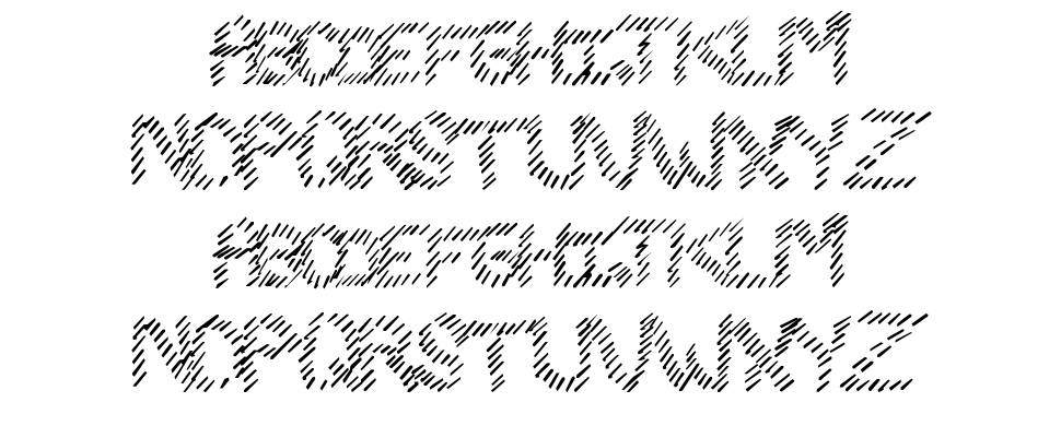 Slash King font specimens