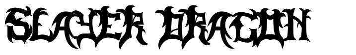 Slayer Dragon font