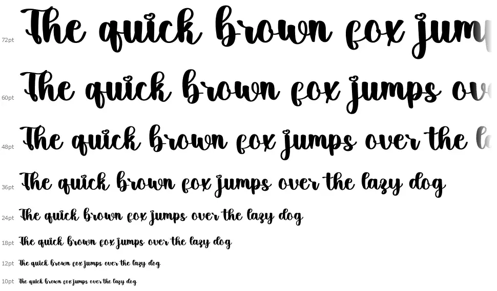 Slimsimplefont waterfall