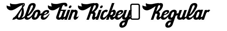 SloeGinRickey-Regular フォント