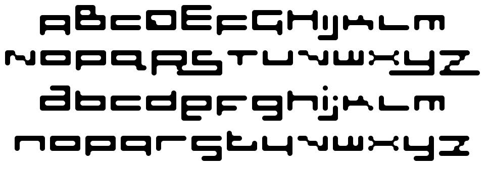 Sloth Rounded font Örnekler