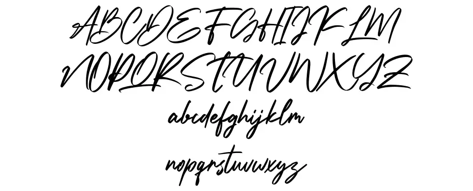 Slotheryn schriftart vorschau