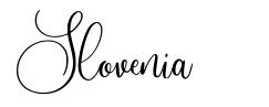 Slovenia font