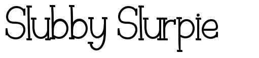 Slubby Slurpie フォント