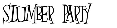 Slumber Party font