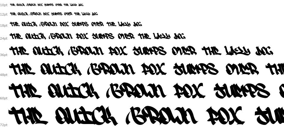 SlySki Original font Şelale