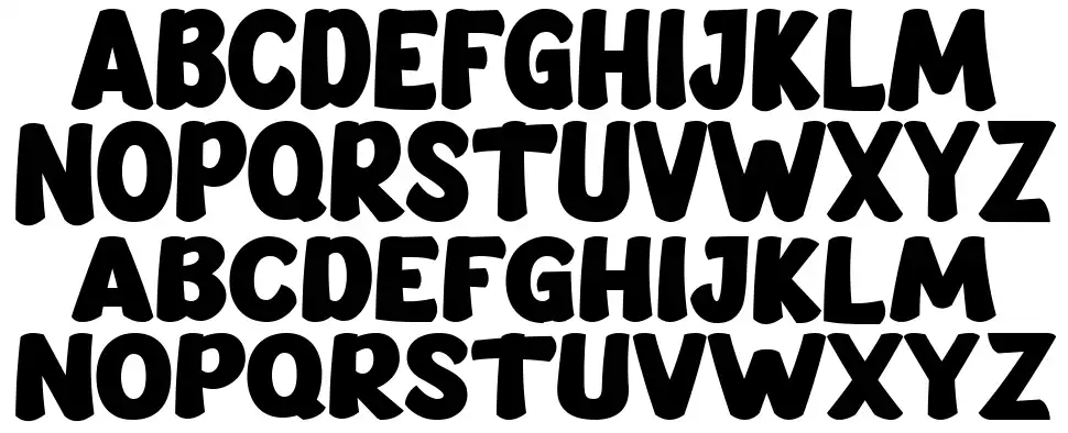 Smack Boomfont specimens