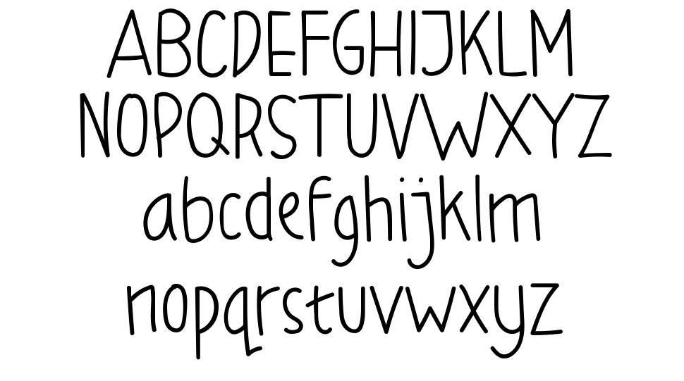 Small Handy font specimens