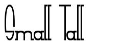 Small Tall font
