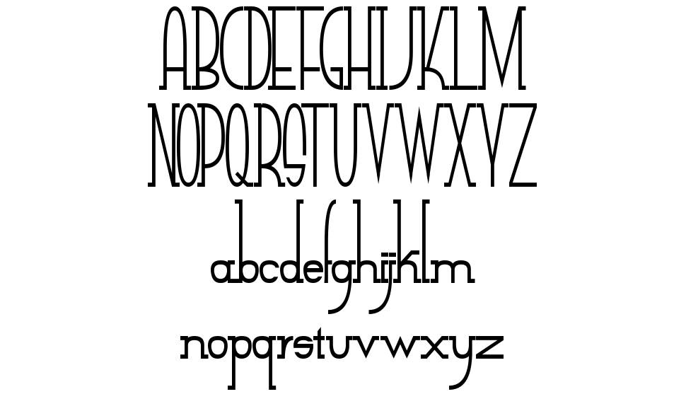 Small Tall font Örnekler