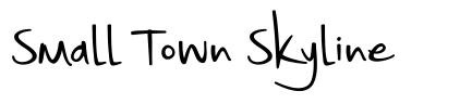 Small Town Skyline písmo