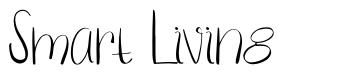 Smart Living шрифт