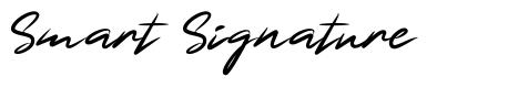 Smart Signature schriftart