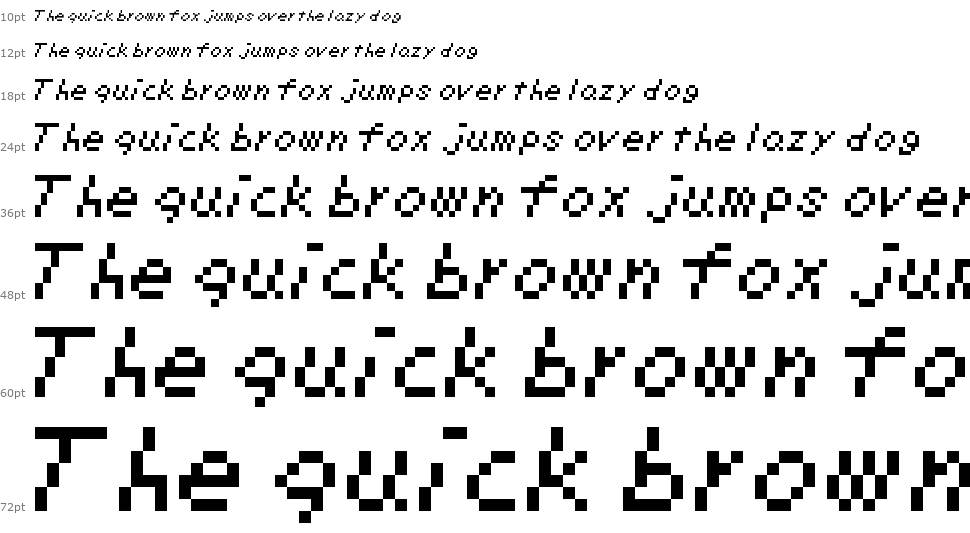 SMB Deluxe font Waterfall