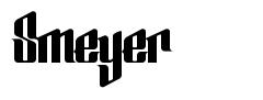 Smeyer шрифт