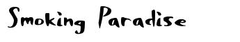 Smoking Paradise шрифт