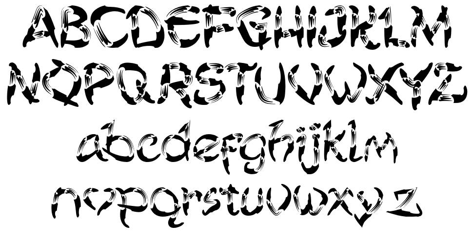 Smoogly font specimens
