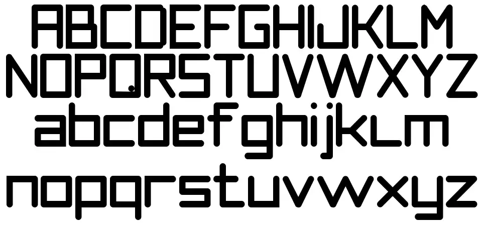 Smooth Line 7font specimens