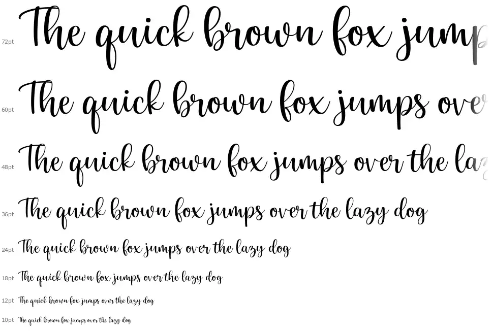 Smoothy Butter font Waterfall