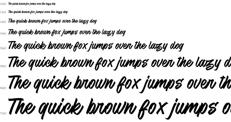 Snooky font Waterfall