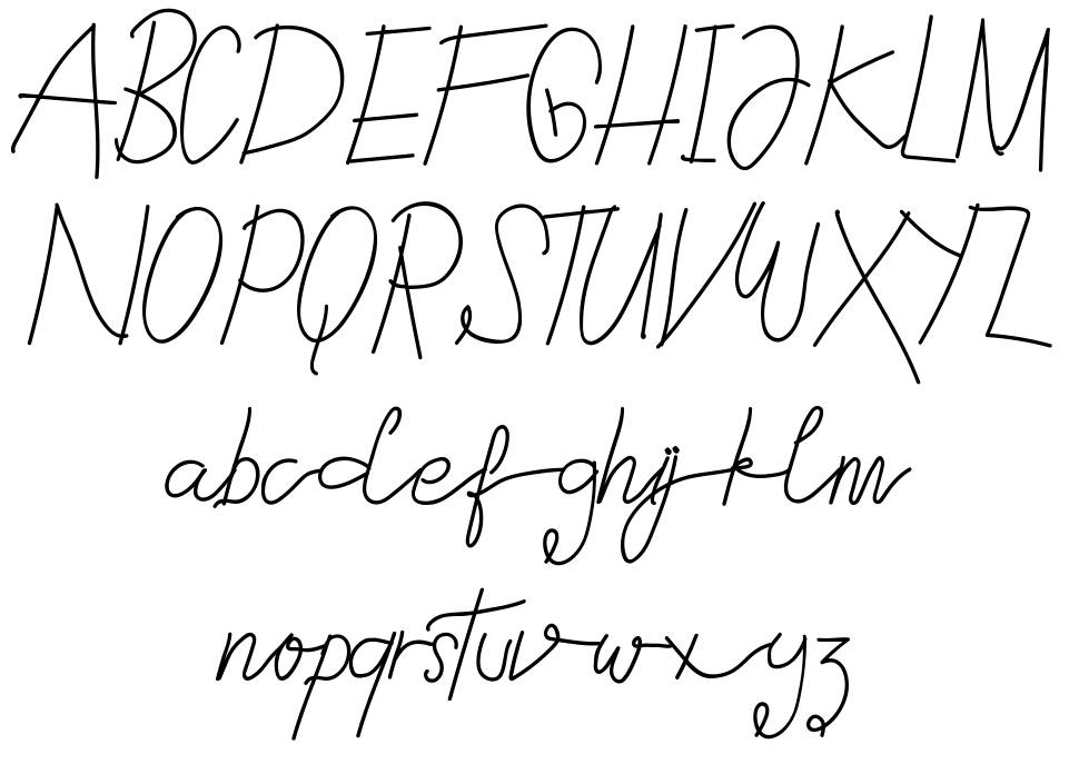 Snoorks font specimens
