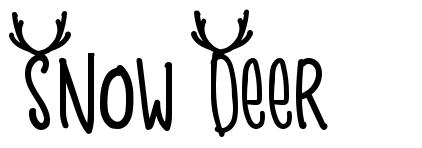 Snow Deer písmo