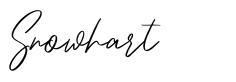 Snowhart шрифт