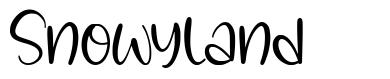 Snowyland шрифт