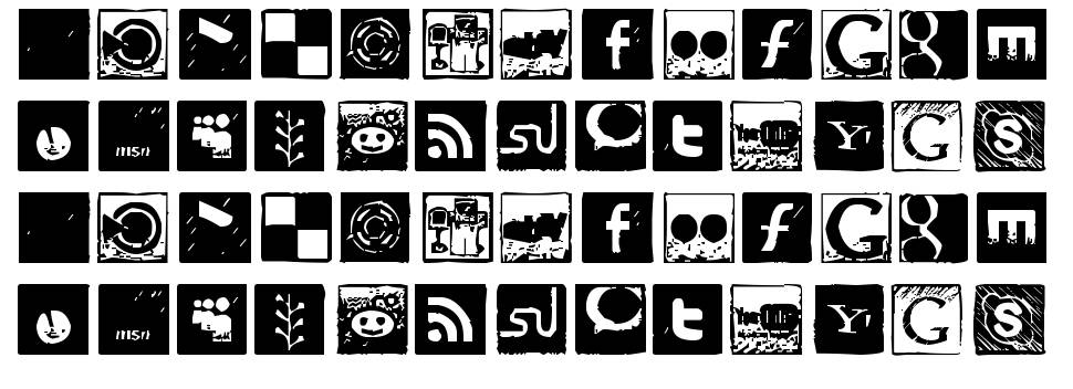 Social Manual font Örnekler