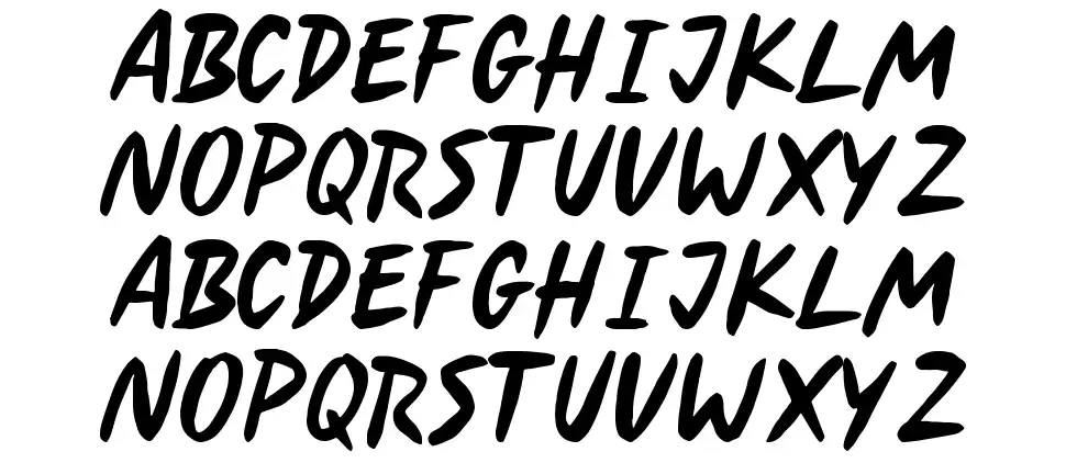 Soda Berryfont specimens
