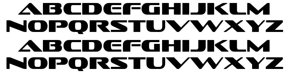 Sofachrome font specimens