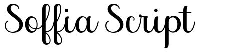 Soffia Script font
