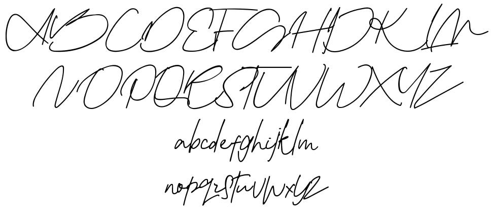 Soffika 字形 标本