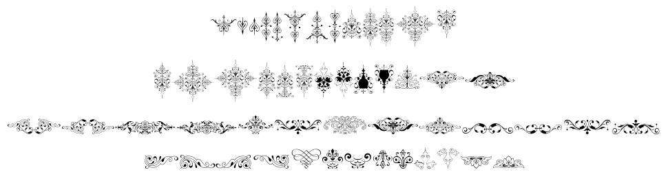 Soft Ornaments Ten フォント 標本