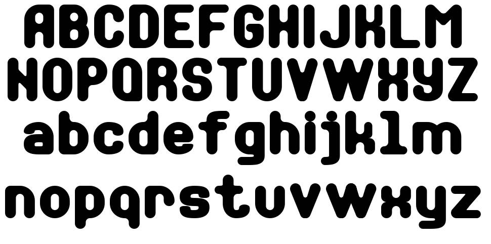 Soft Sans Serif 7 字形 标本