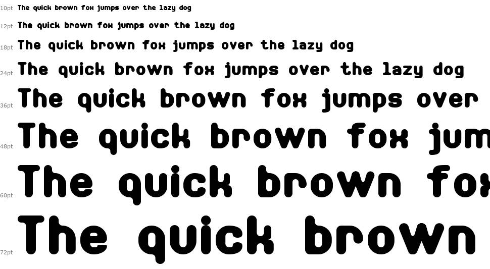 Soft Sans Serif 7 carattere Cascata