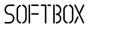 Softbox шрифт