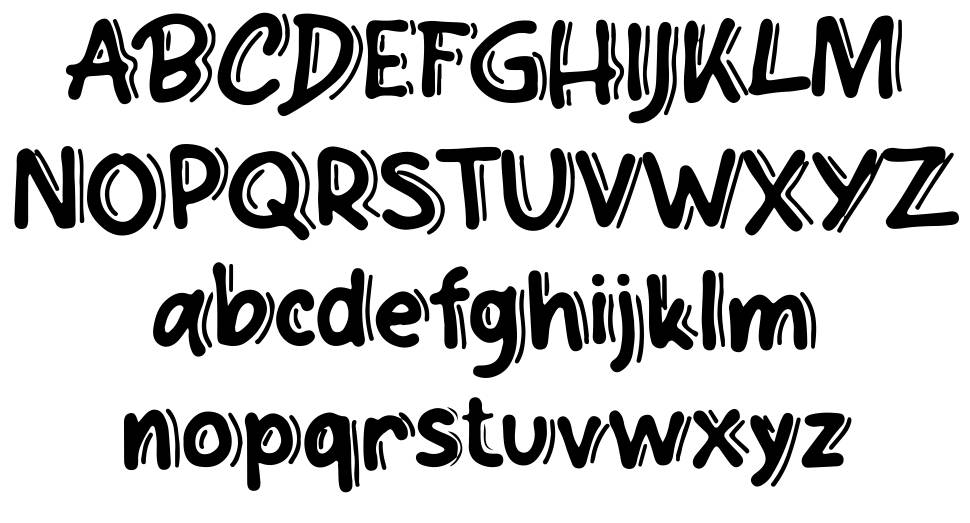 Softeraphy font specimens
