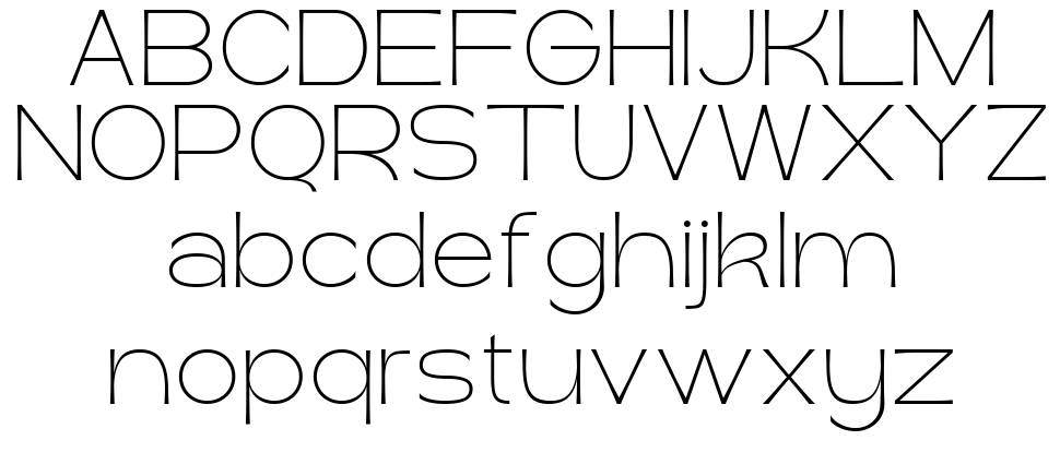 Soka font specimens