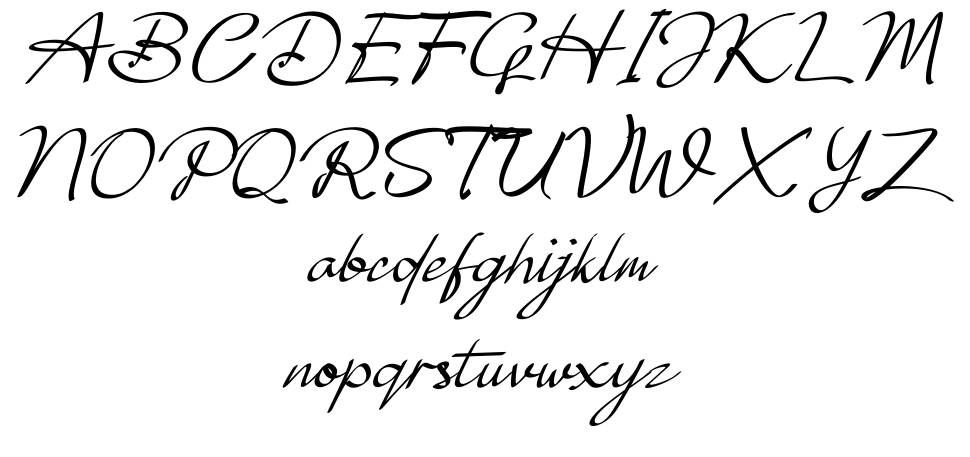 Solastika font Örnekler